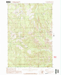 Mount Blackmore 1988 topographic map thumbnail