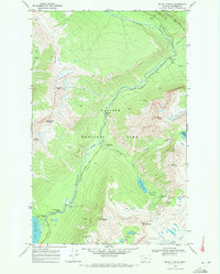 Mount Cannon 1968 topographic map thumbnail