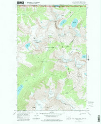 Mount Carter 1968 topographic map thumbnail