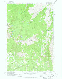 Mount Edith 1971 topographic map thumbnail