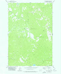 Mount Emerine 1974 topographic map thumbnail