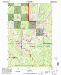 Mount Evans 1996 topographic map thumbnail