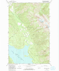 Mount Grant 1964 topographic map thumbnail