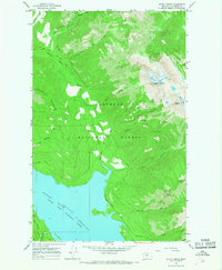 Mount Grant 1964 topographic map thumbnail