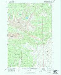 Mount Haggin 1971 topographic map thumbnail