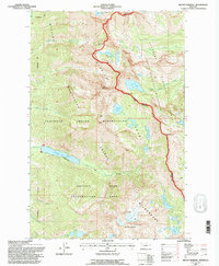 Mount Harding 1994 topographic map thumbnail