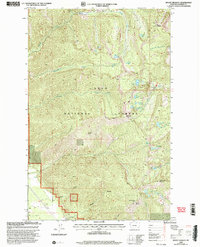 Mount Headley 1999 topographic map thumbnail