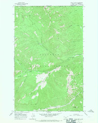 Mount Hefty 1966 topographic map thumbnail