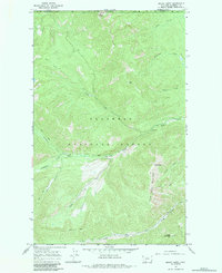 Mount Hefty 1966 topographic map thumbnail
