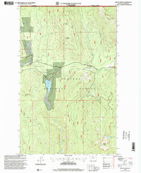 Mount Henry 1997 topographic map thumbnail