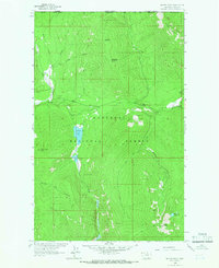 Mount Henry 1963 topographic map thumbnail