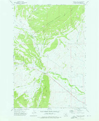 Mount Howe 1972 topographic map thumbnail