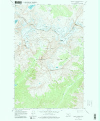 Mount Jackson 1968 topographic map thumbnail
