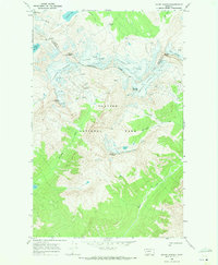 Mount Jackson 1968 topographic map thumbnail