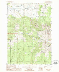 Mount Jefferson 1988 topographic map thumbnail