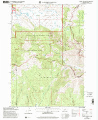 Mount Jefferson 1997 topographic map thumbnail