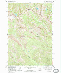 Mount Jerusalem 1991 topographic map thumbnail
