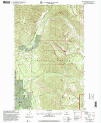 Mount Marston 1997 topographic map thumbnail