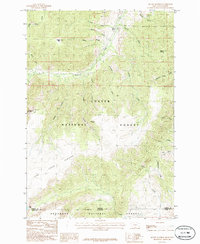 Mount Maurice 1986 topographic map thumbnail