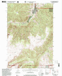 Mount Maurice 1996 topographic map thumbnail