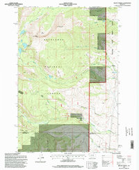Mount Powell 1996 topographic map thumbnail