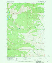 Mount Powell 1967 topographic map thumbnail