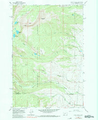 Mount Powell 1967 topographic map thumbnail