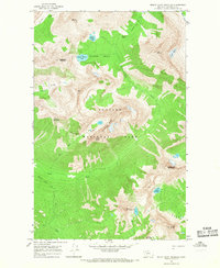 Mount Saint Nicholas 1964 topographic map thumbnail