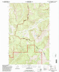 Mount Thompson-Seton 1994 topographic map thumbnail