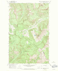 Mount Thompson-Seton 1966 topographic map thumbnail