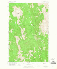 Mount Wright 1958 topographic map thumbnail