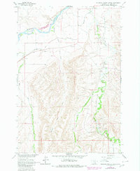 Mountain Pocket Creek 1964 topographic map thumbnail