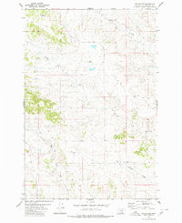 Mud Butte 1980 topographic map thumbnail