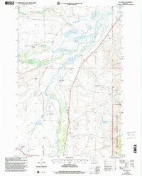 Mud Creek 1997 topographic map thumbnail