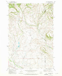 Mud Creek 1972 topographic map thumbnail