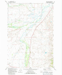 Mud Lake 1962 topographic map thumbnail
