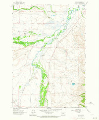 Mud Lake 1962 topographic map thumbnail