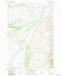 Mud Lake 1962 topographic map thumbnail