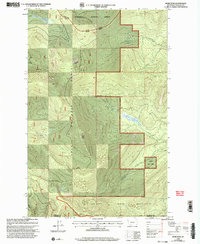 Murr Peak 1999 topographic map thumbnail