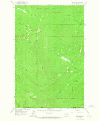 Murr Peak 1964 topographic map preview