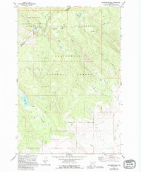 Mussigbrod Lake 1977 topographic map thumbnail