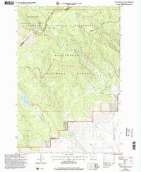 Mussigbrod Lake 1997 topographic map thumbnail