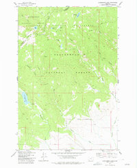 Mussigbrod Lake 1977 topographic map thumbnail