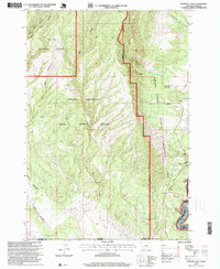 Mystery Cave 1996 topographic map thumbnail