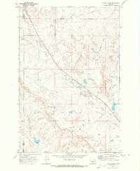 N Bar Coulee 1969 topographic map thumbnail