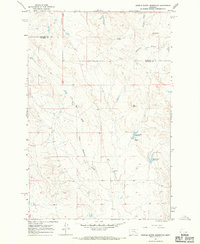 Needle Butte Reservoir 1965 topographic map thumbnail