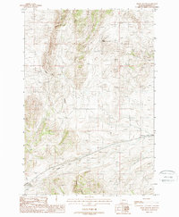 Negro Hollow 1987 topographic map thumbnail