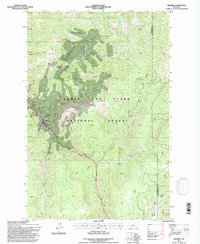 Neihart 1995 topographic map thumbnail