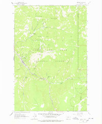 Neihart 1961 topographic map thumbnail