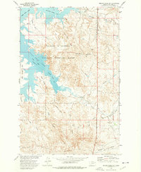 Nelson Creek Bay 1973 topographic map thumbnail